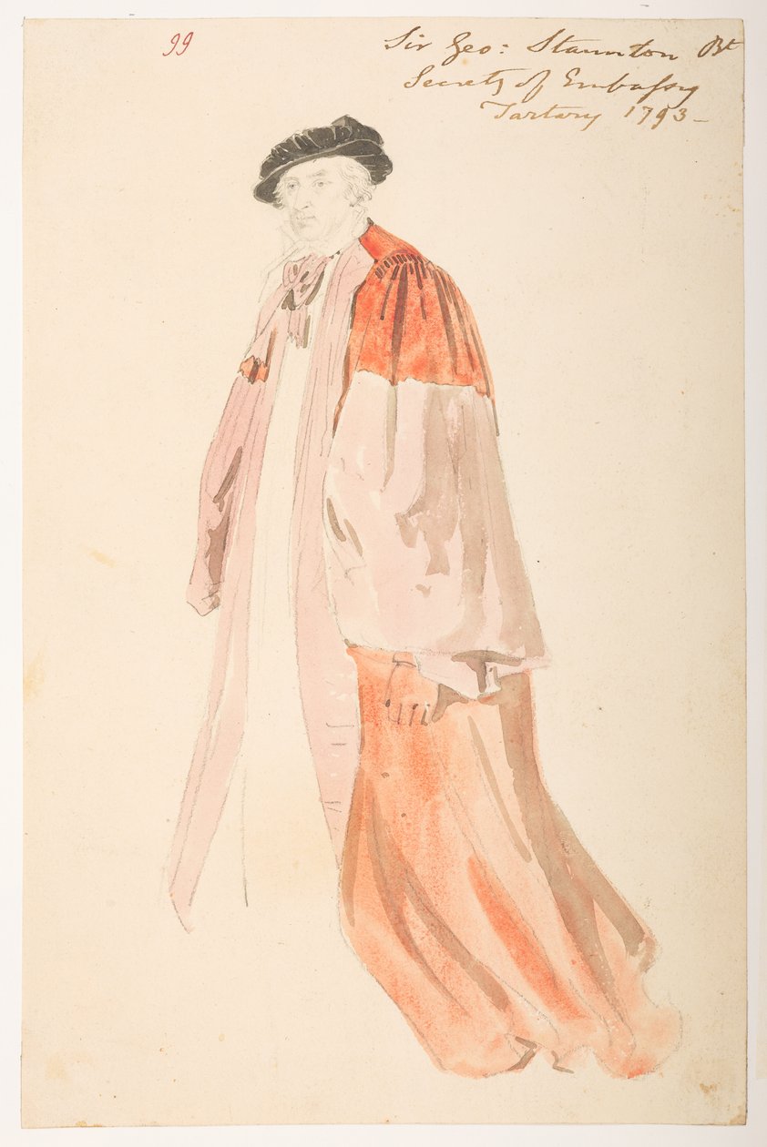 WD 959 Abschnitt 1 f.99, Sir George Staunton von William Alexander