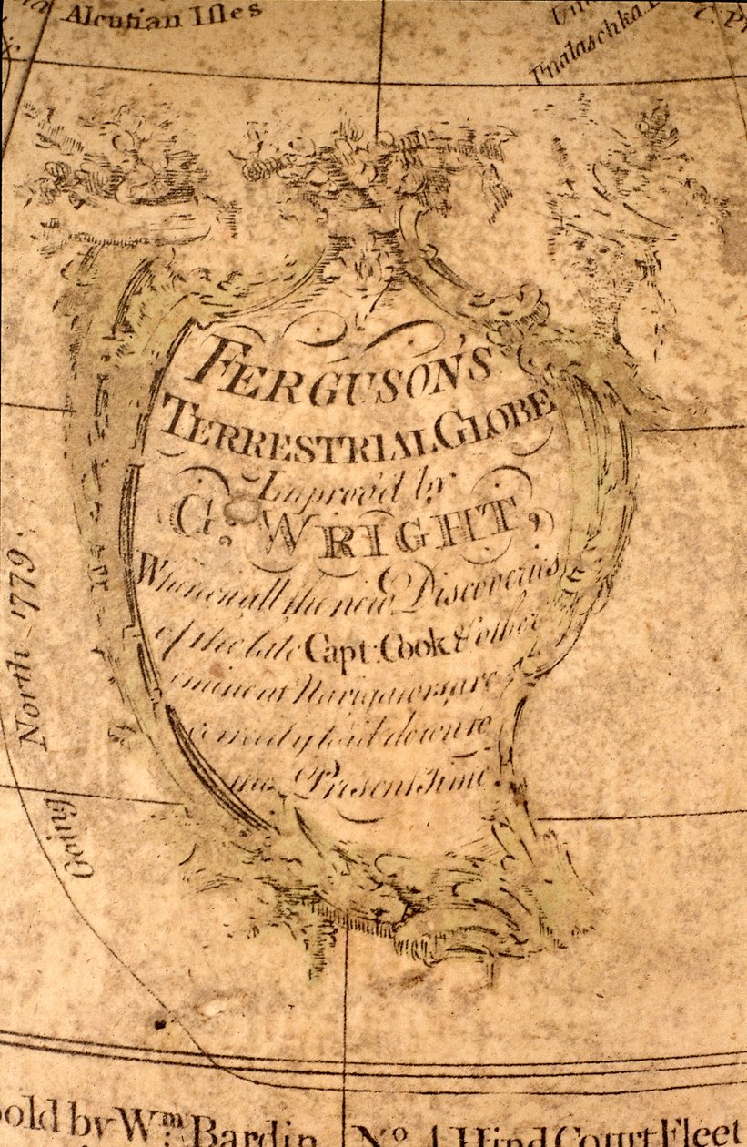 Kartusche im Nordpazifik, ca. 1795 von William Bardin