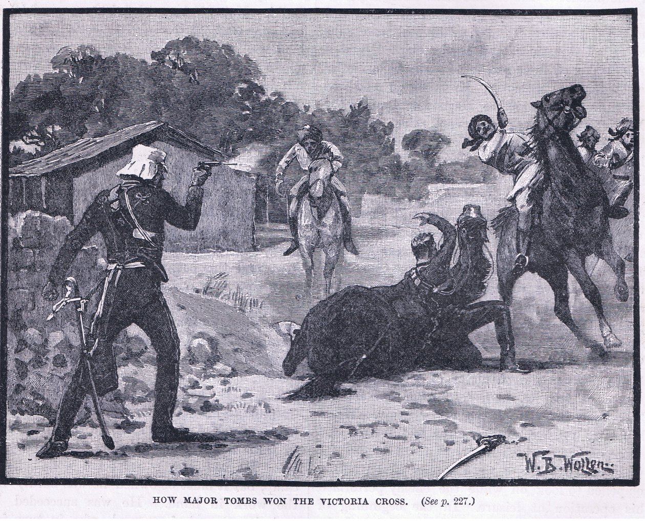 Wie Major Tombs das Victoria-Kreuz gewann, 1857 von William Barnes Wollen