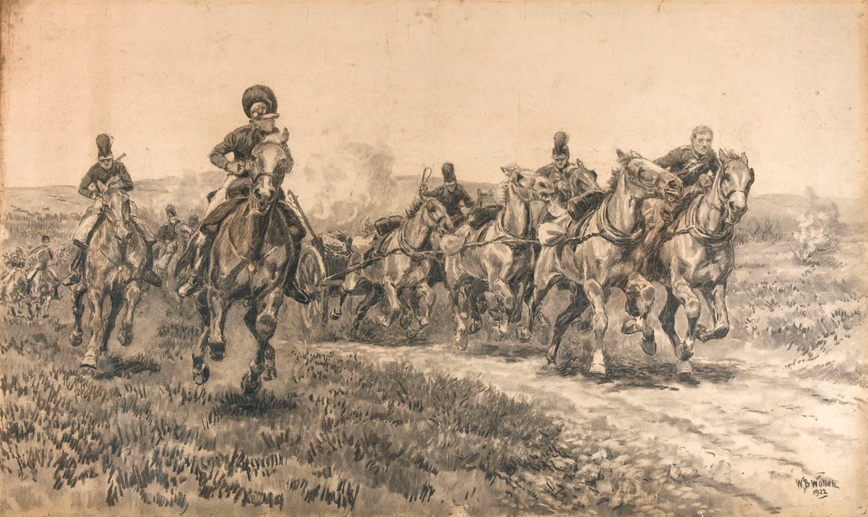 Norman Ramsay bei Fuentes de Oñoro von William Barnes Wollen