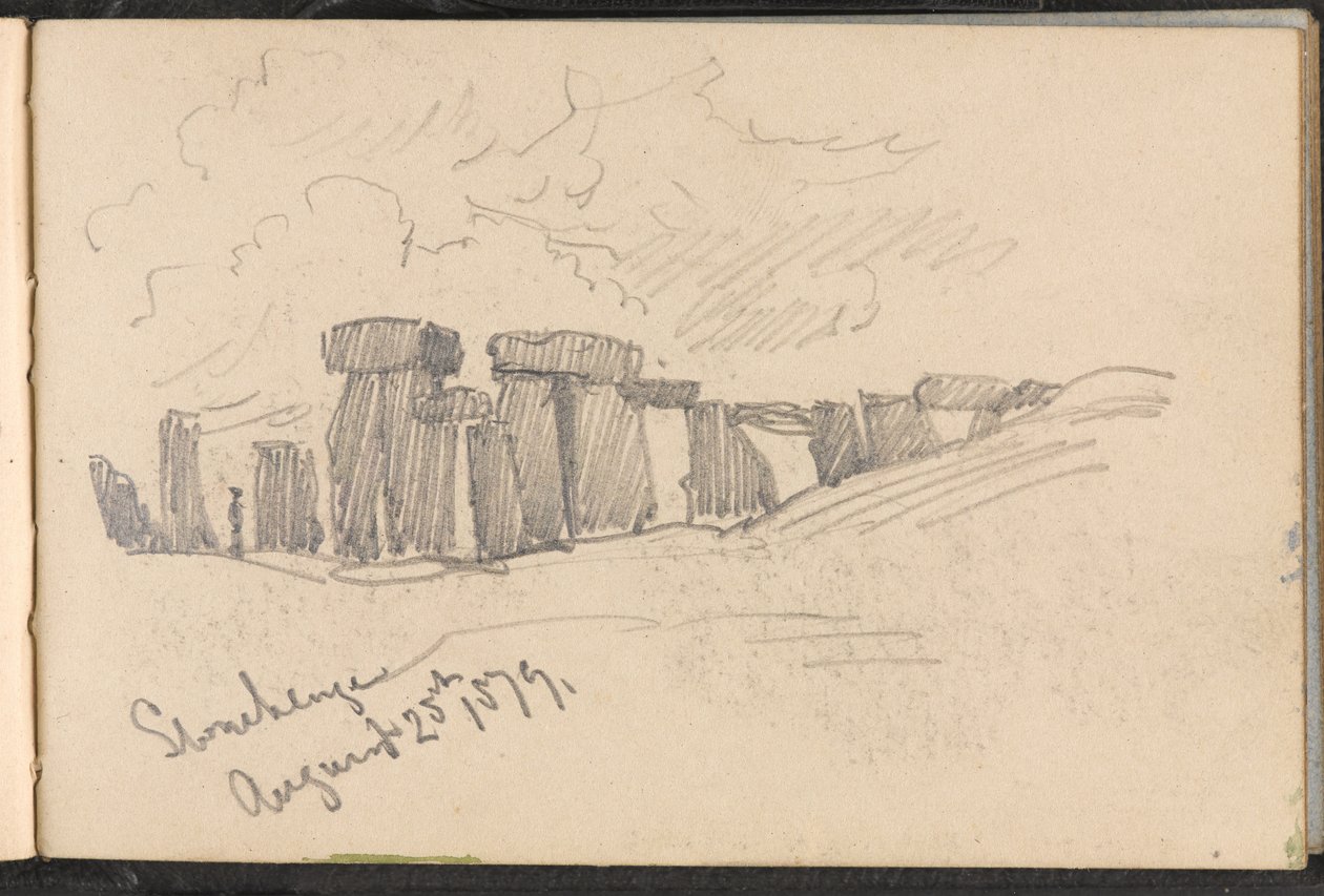 Stonehenge, 25. August 1879 von William Barnes Wollen