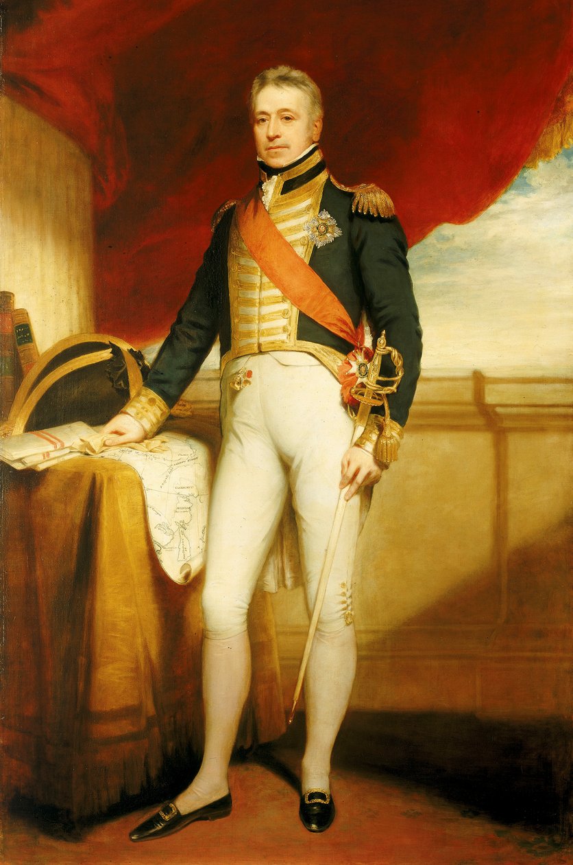 Admiral der Flotte Sir George Cockburn (1772-1853) von William Beechey