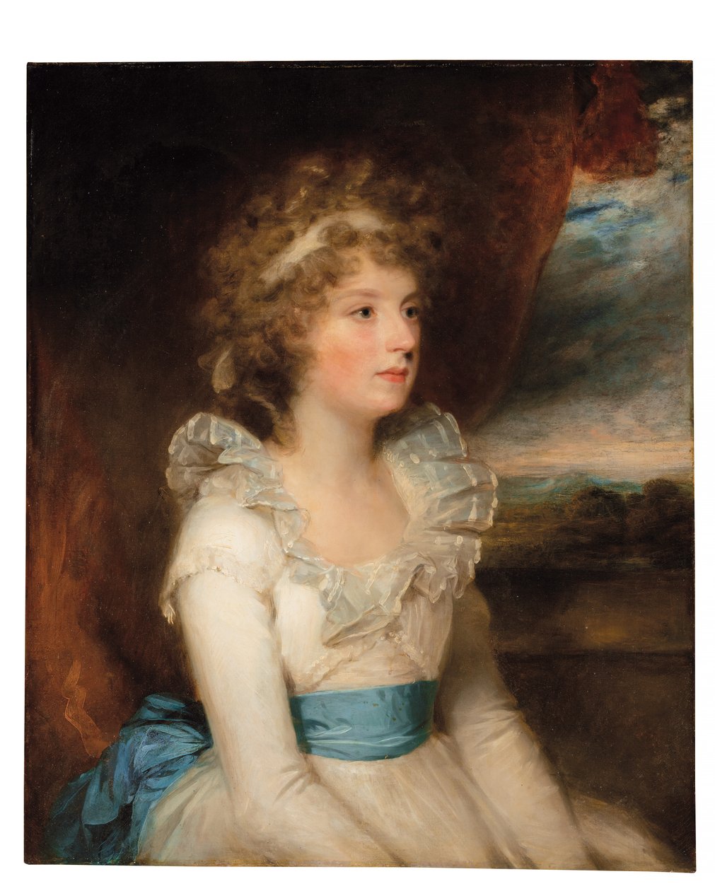 Porträt von Elizabeth Keene (gest. 1845) von William Beechey