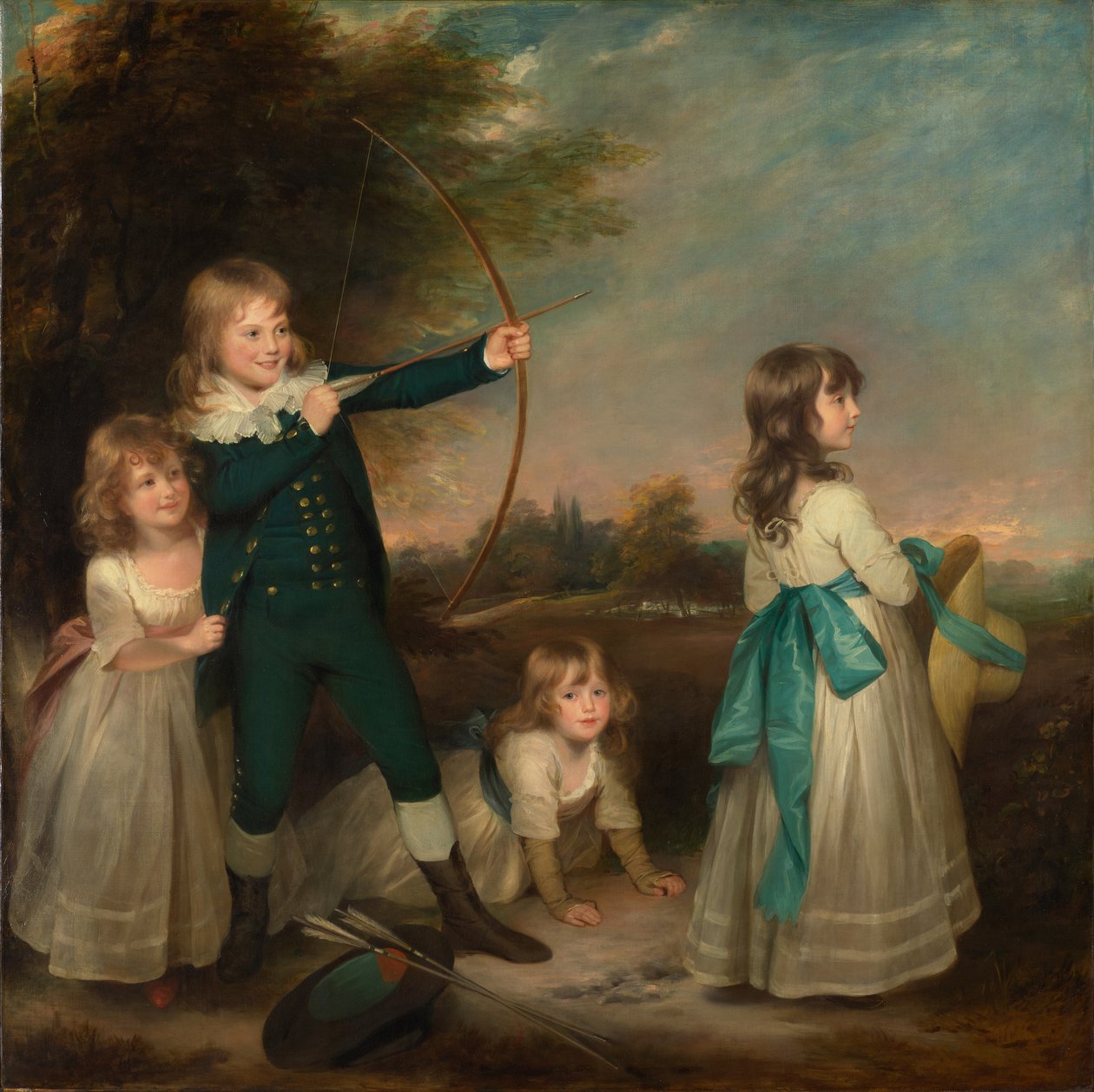 Die Oddie-Kinder, 1789 von William Beechey