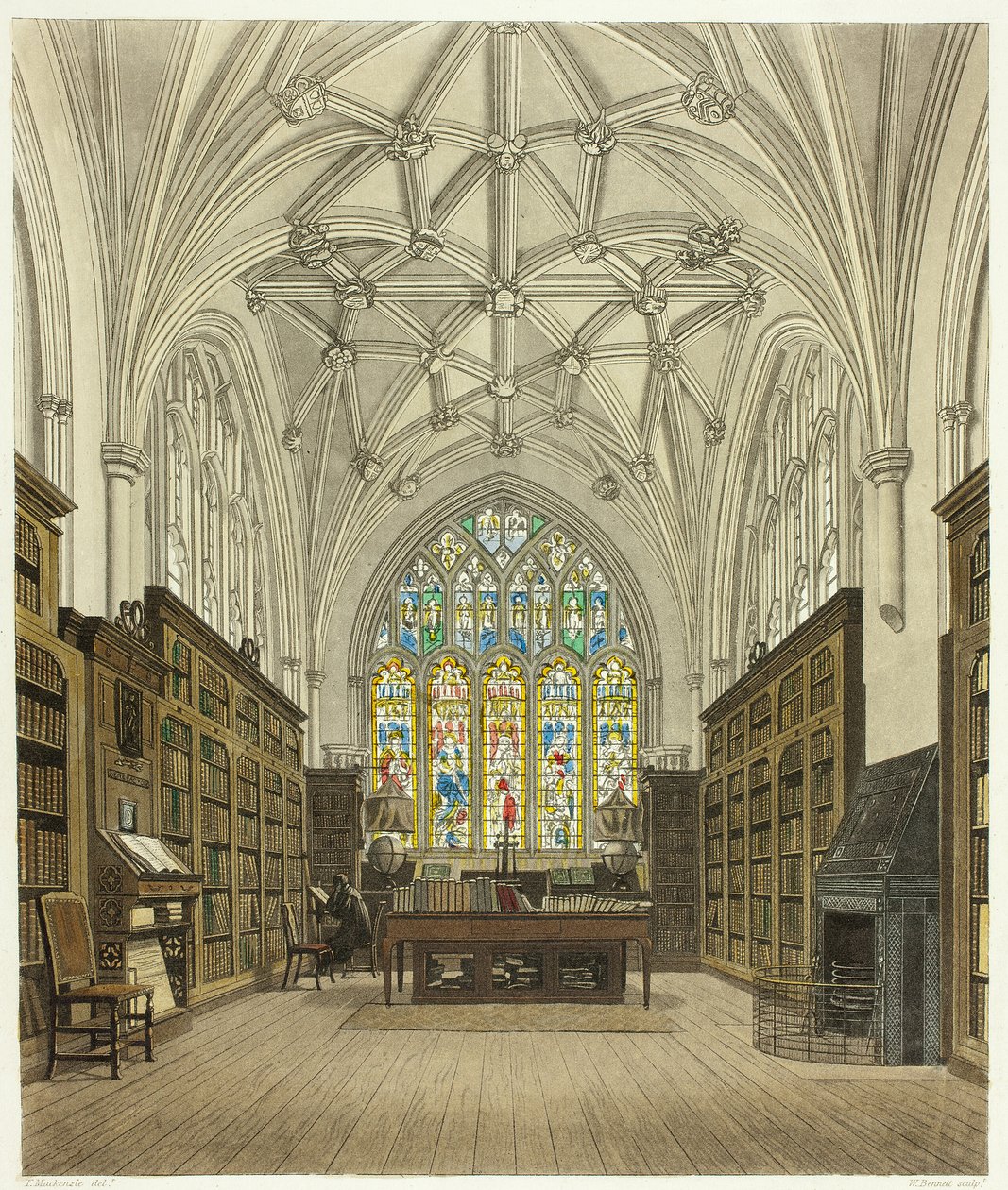 Bibliothek des Winchester College von William Bennett