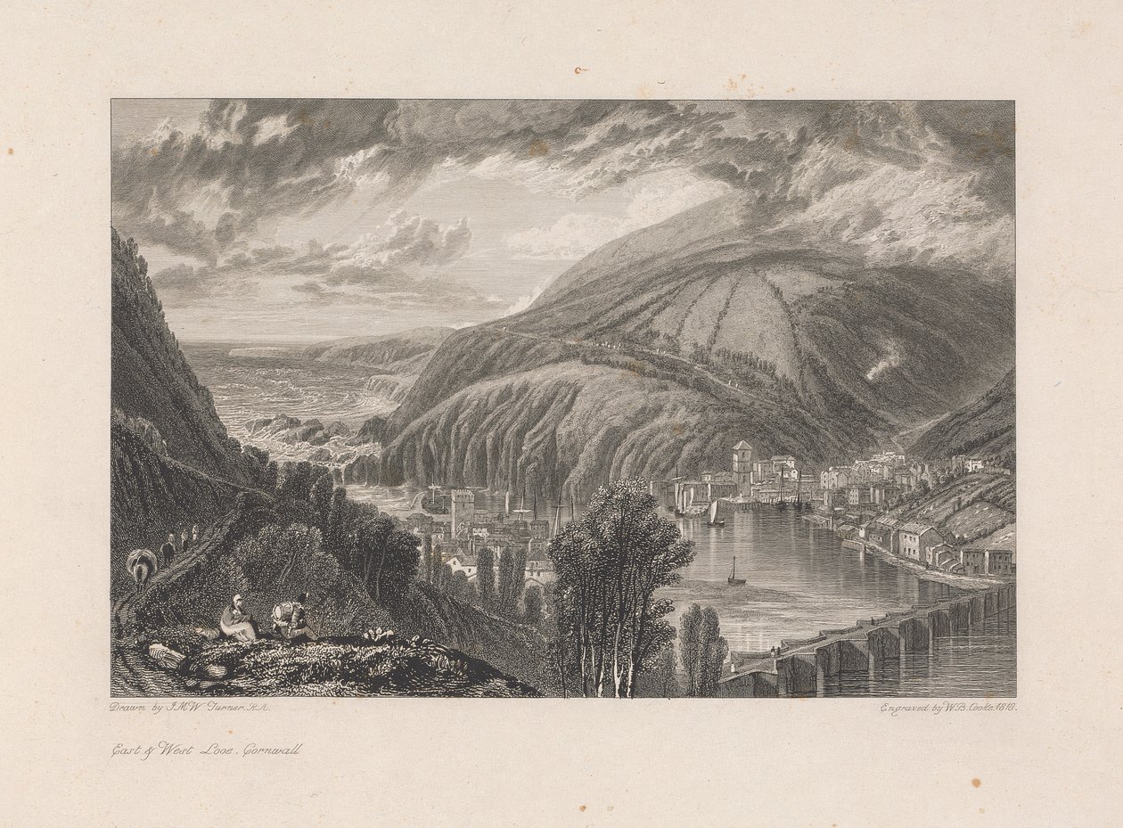 East & West Looe, Cornwall von William Bernard Cooke