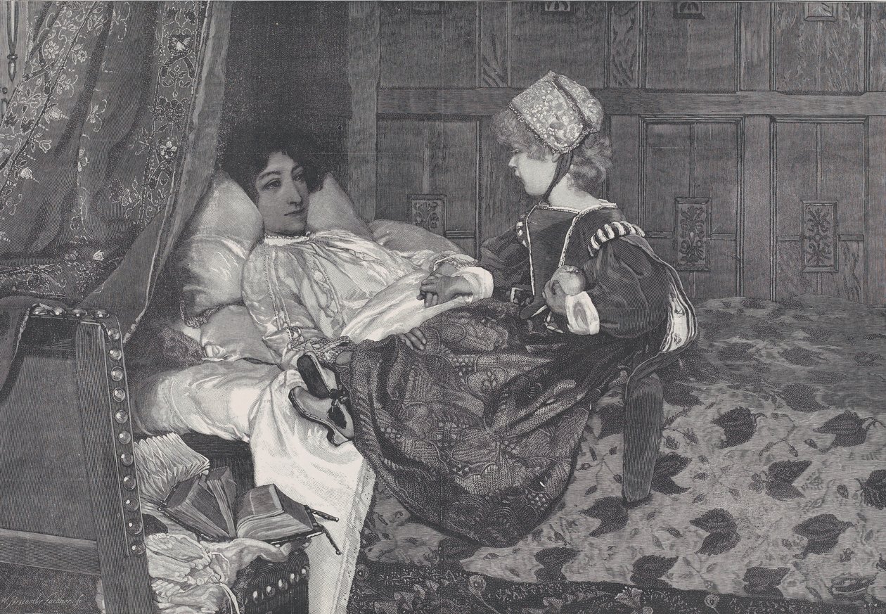 Immer willkommen, aus Illustrated London News von William Biscombe Gardner