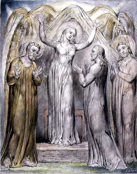 Christus kehrt zu seiner Mutter zurück, Illustration aus 