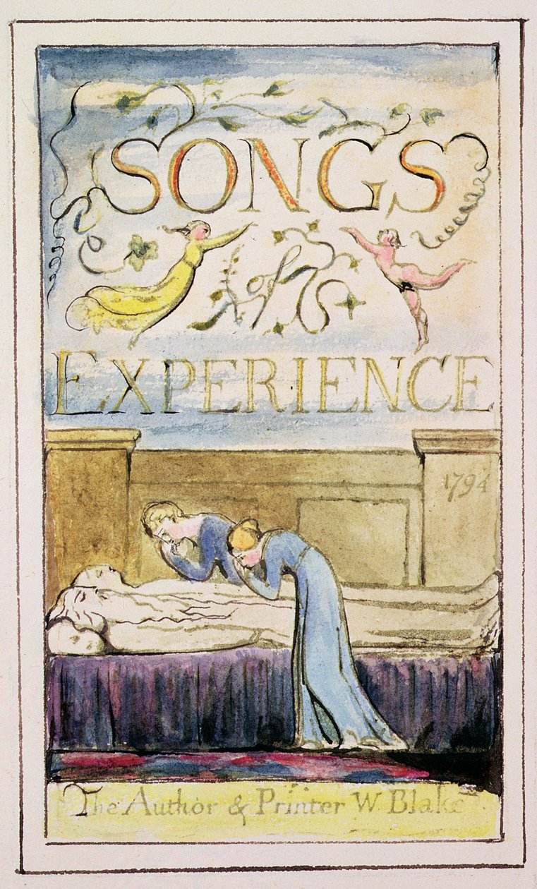 Titelblatt zu Songs of Experience: Platte 30 aus Songs of Innocence and of Experience (Kopie R) c.1802-08 von William Blake