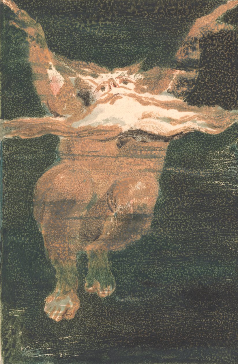 Das erste Buch von Urizen, Platte 5 (Bentley 12) von William Blake