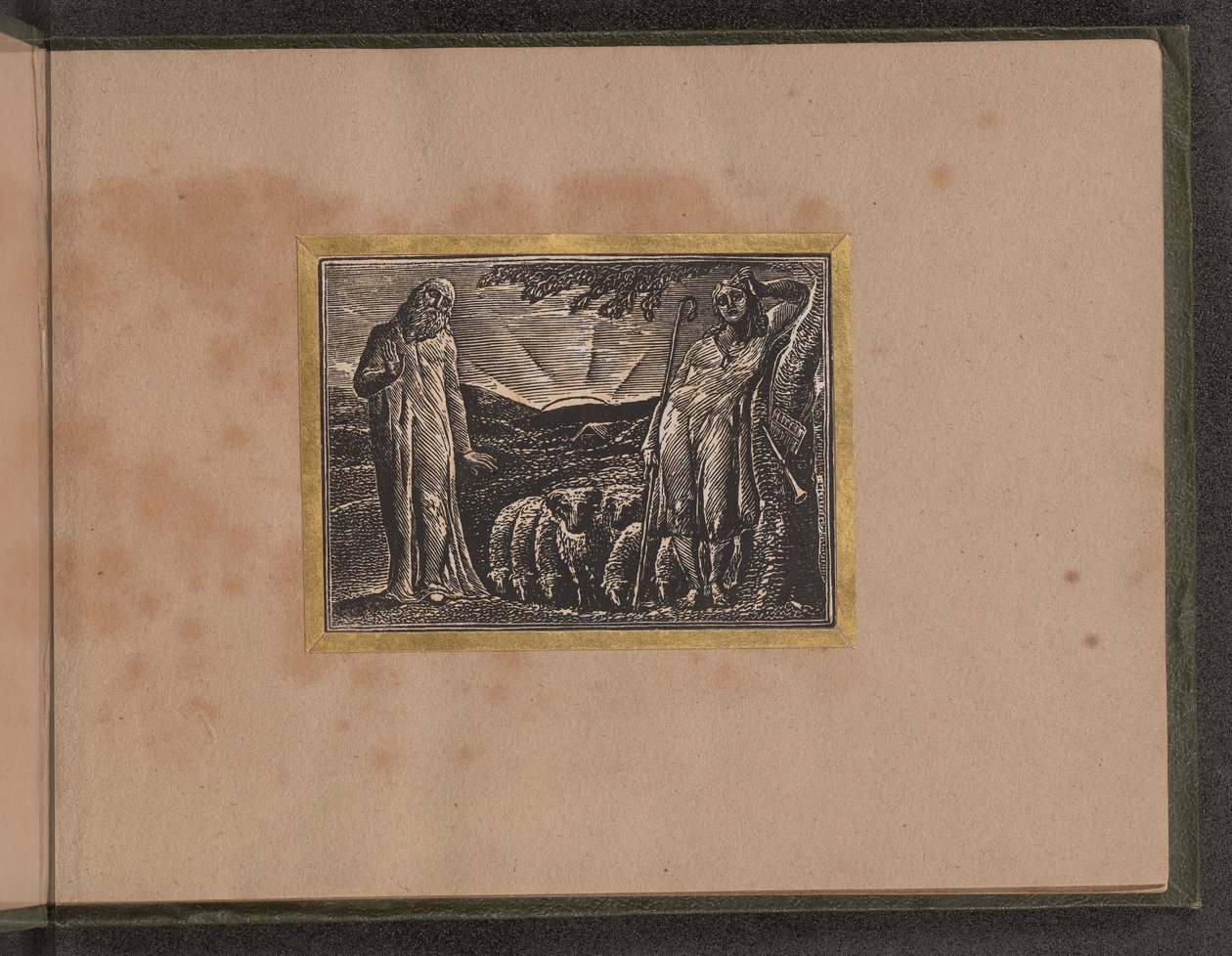 Thenot und Colinet, 1821 von William Blake