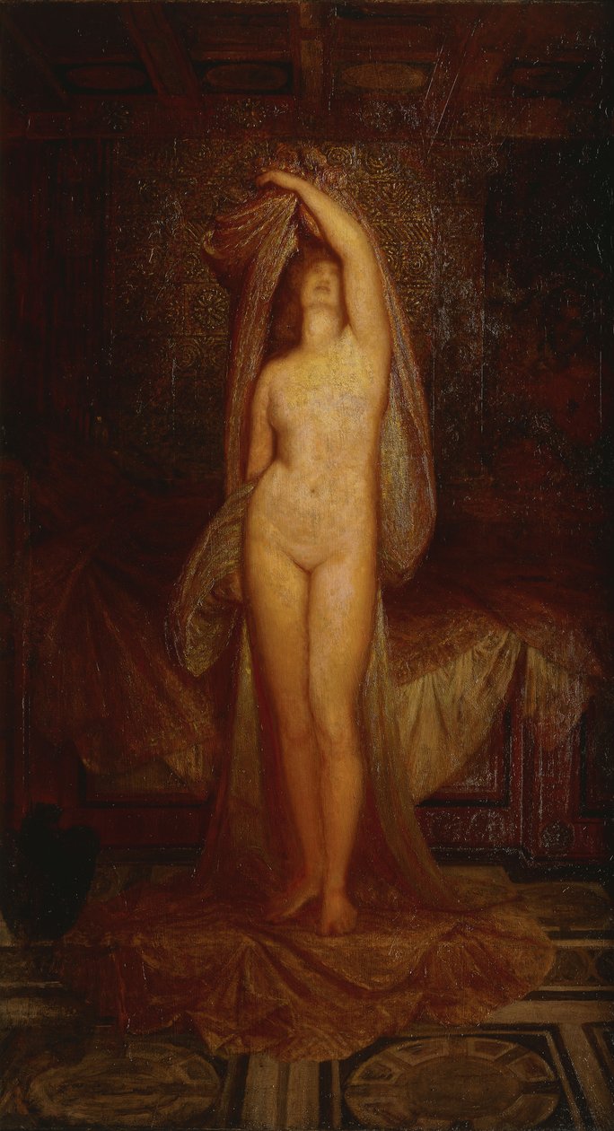 Eine allegorische Frauenfigur von William Blake Richmond