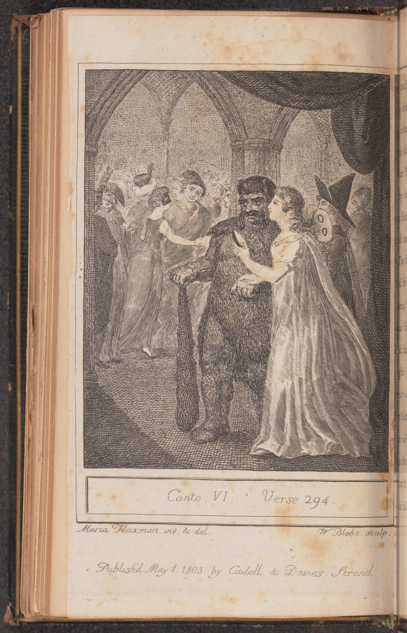 Gesang IV, Vers 294 von William Blake after Mary Ann Flaxman