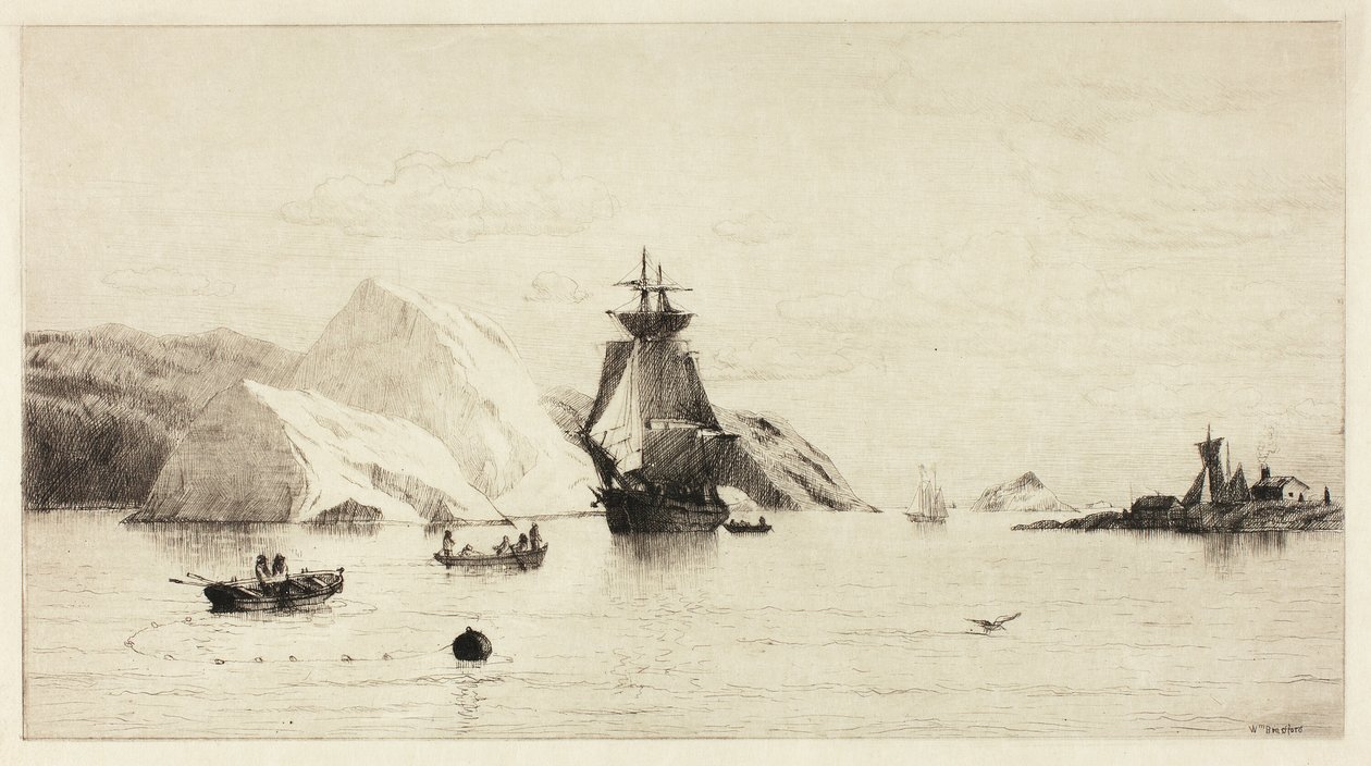 Arktische Meereslandschaft von William Bradford