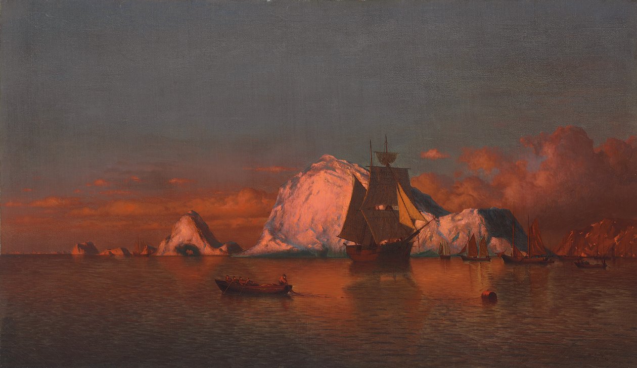 Fischen vor der Küste Labradors, 1880 von William Bradford