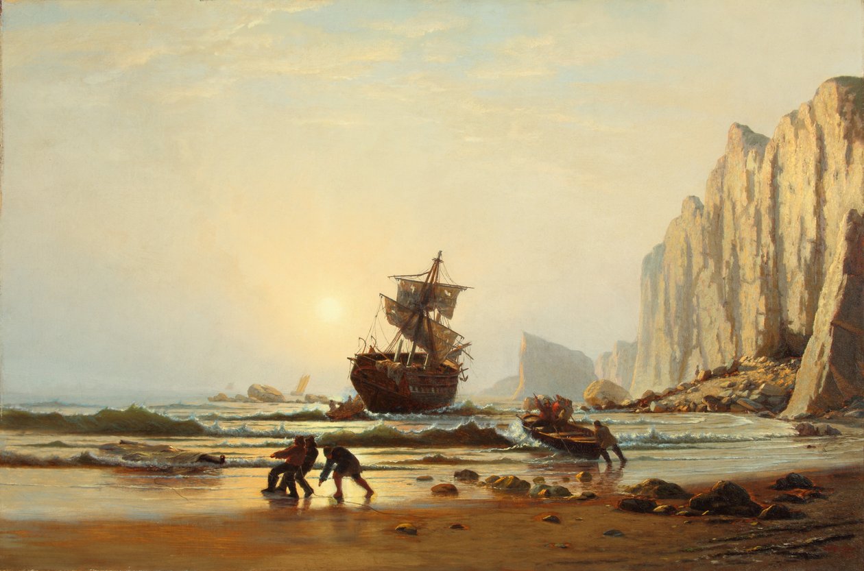 Schiffbruch vor Labrador 1867 von William Bradford