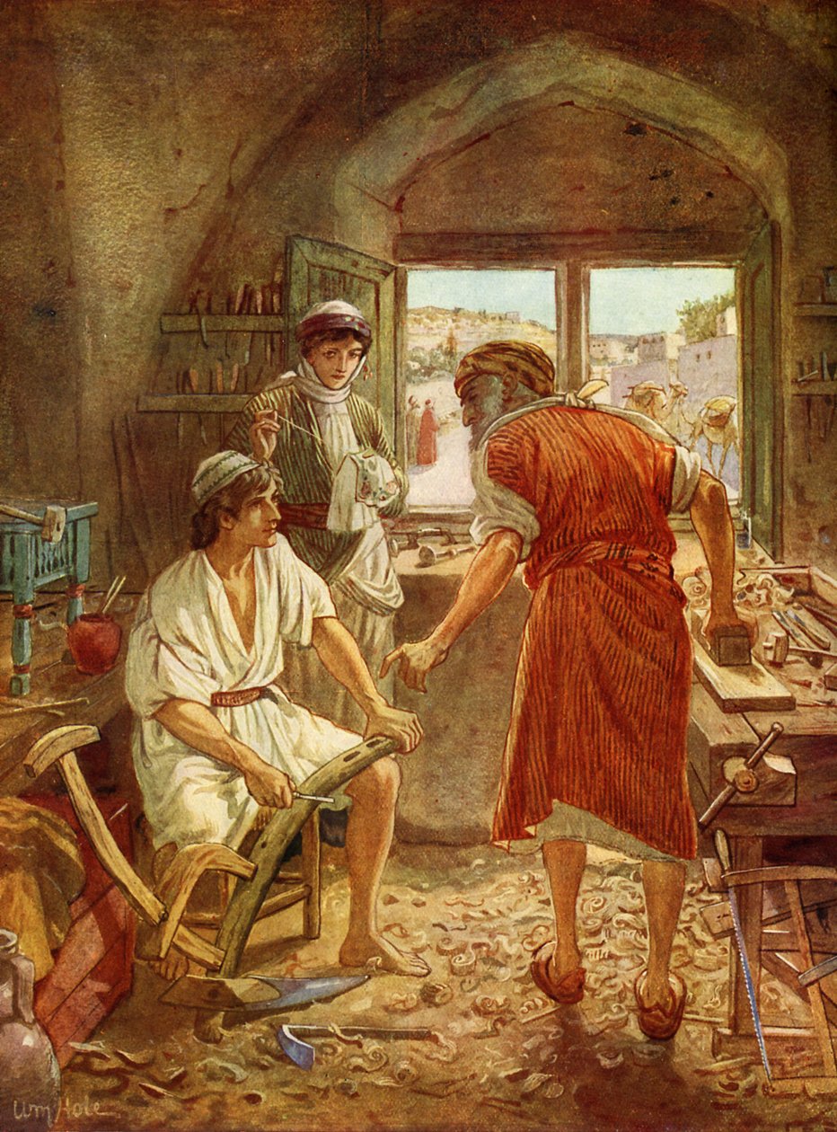 Jesus als junger Mann von William Brassey Hole