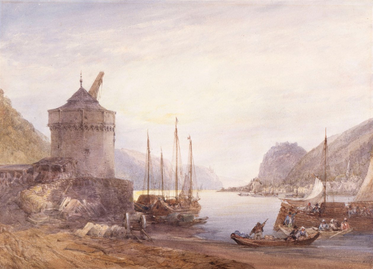 Andernach am Rhein von William Callow