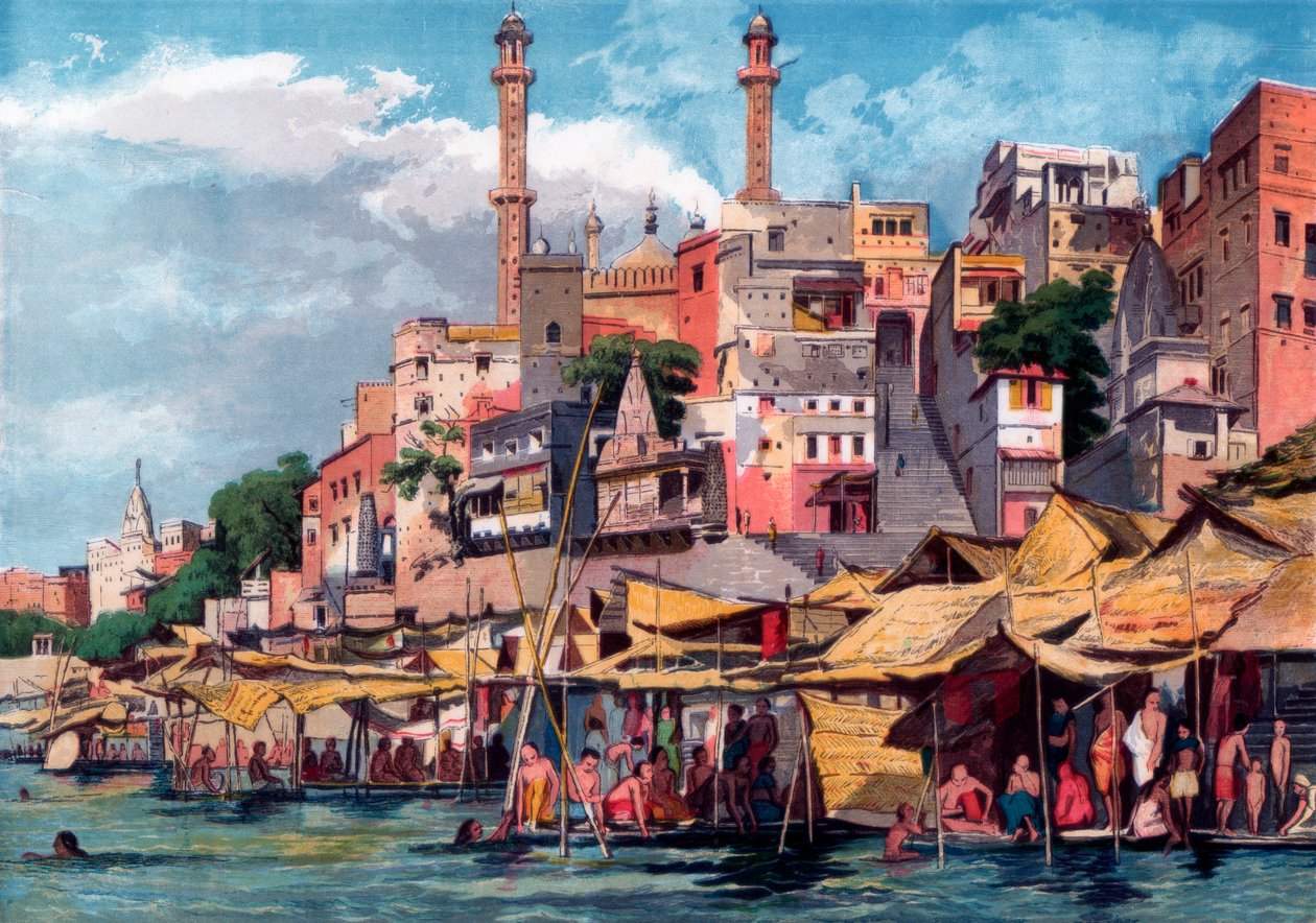 Benares, Indien, 1857 von William Carpenter