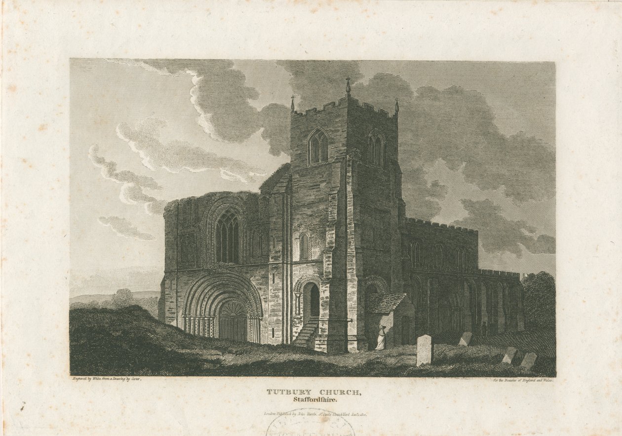 Tutbury Priory Kirche von William Carter