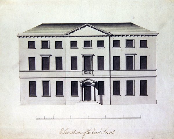Entwurf für Enville Hall in Staffordshire, ca. 1770 von William Chambers