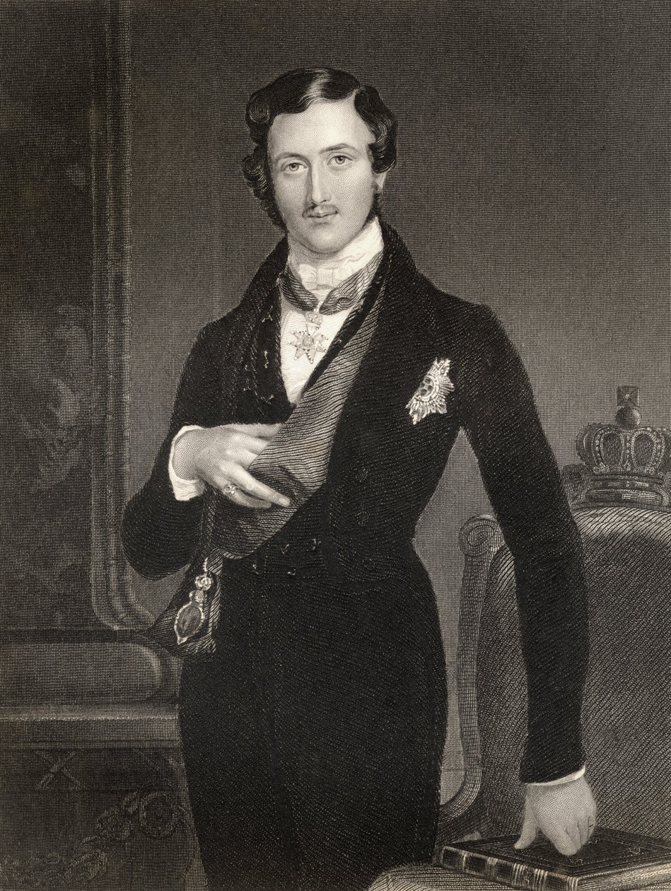Albert Prinzgemahl von Großbritannien, graviert von W. Holl, aus 