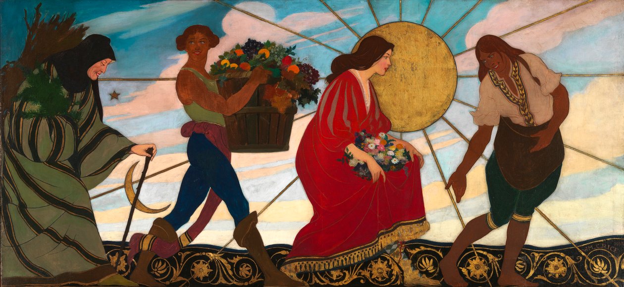 Die vier Jahreszeiten, 1923 von William Clarke Rice