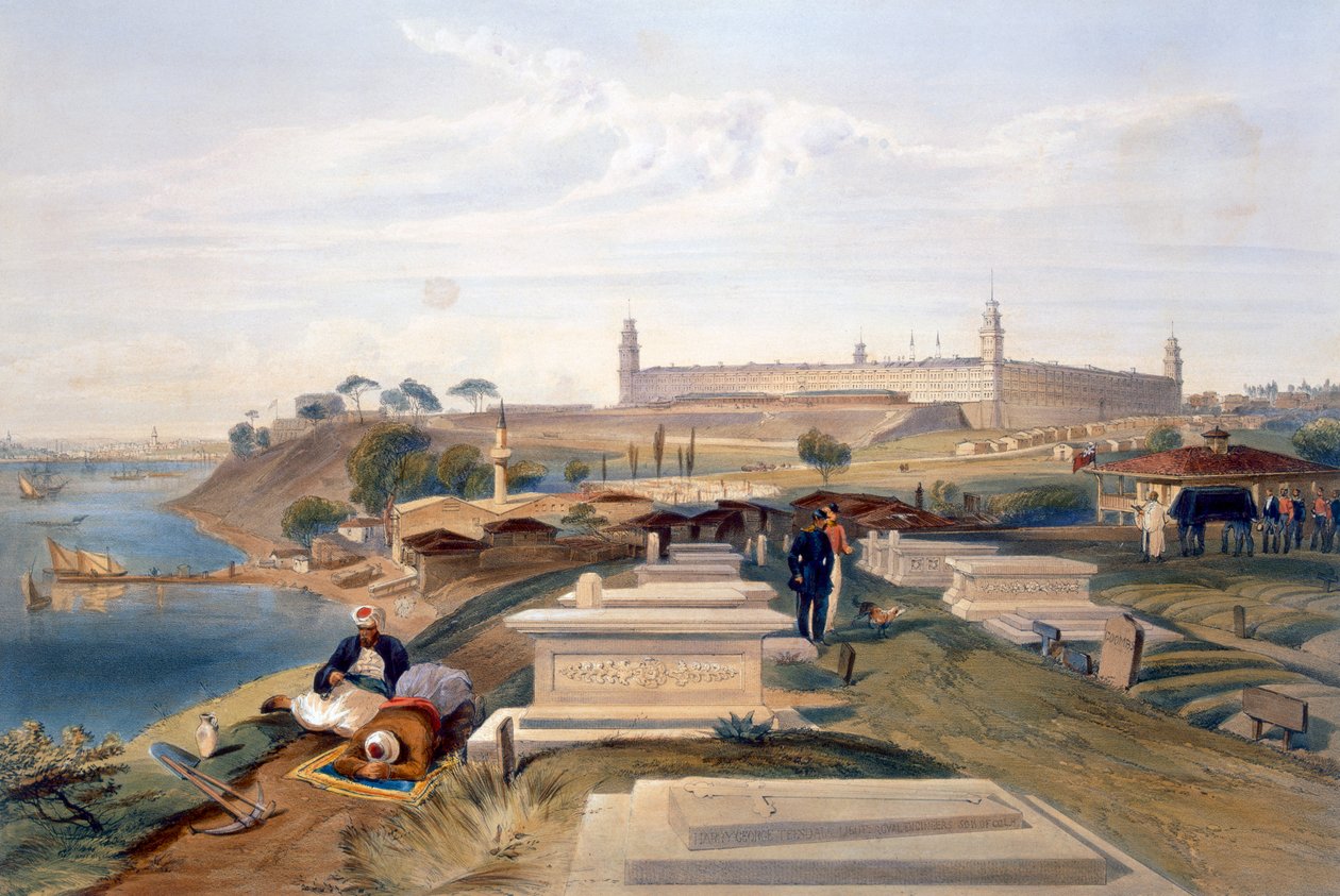 Krankenhaus und Friedhof, Scutari, Tafel aus 