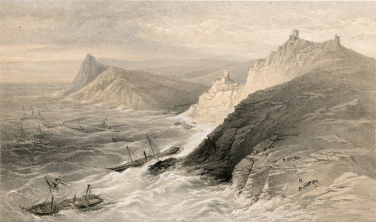 Der Sturm vor dem Hafen von Balaklawa von William 