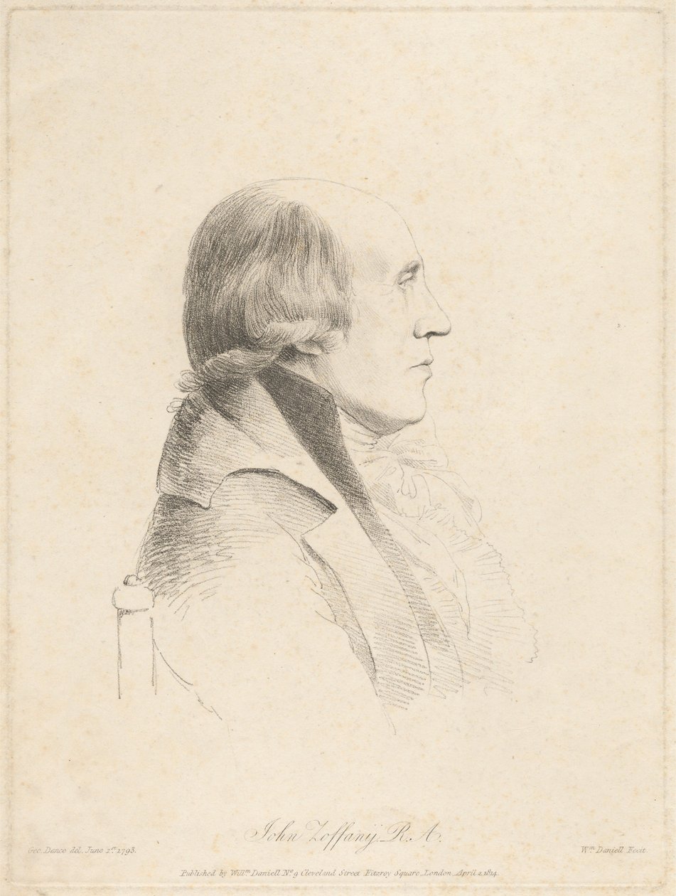 John Zoffany, R.A. von William Daniell