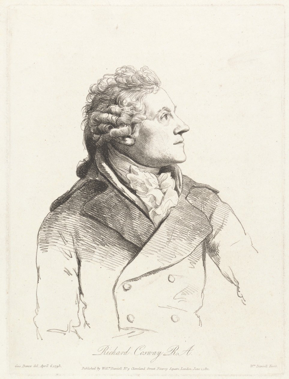 Richard Cosway, R.A. von William Daniell