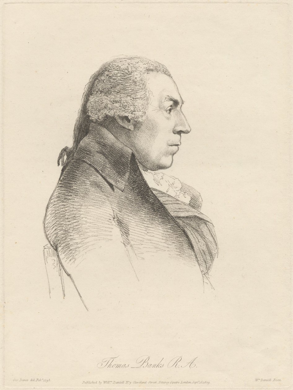 Thomas Banks, R.A. von William Daniell