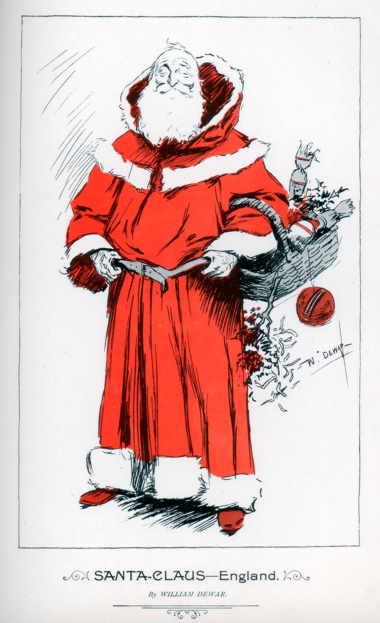 Weihnachtsmann - England, 1895 von William Dewar