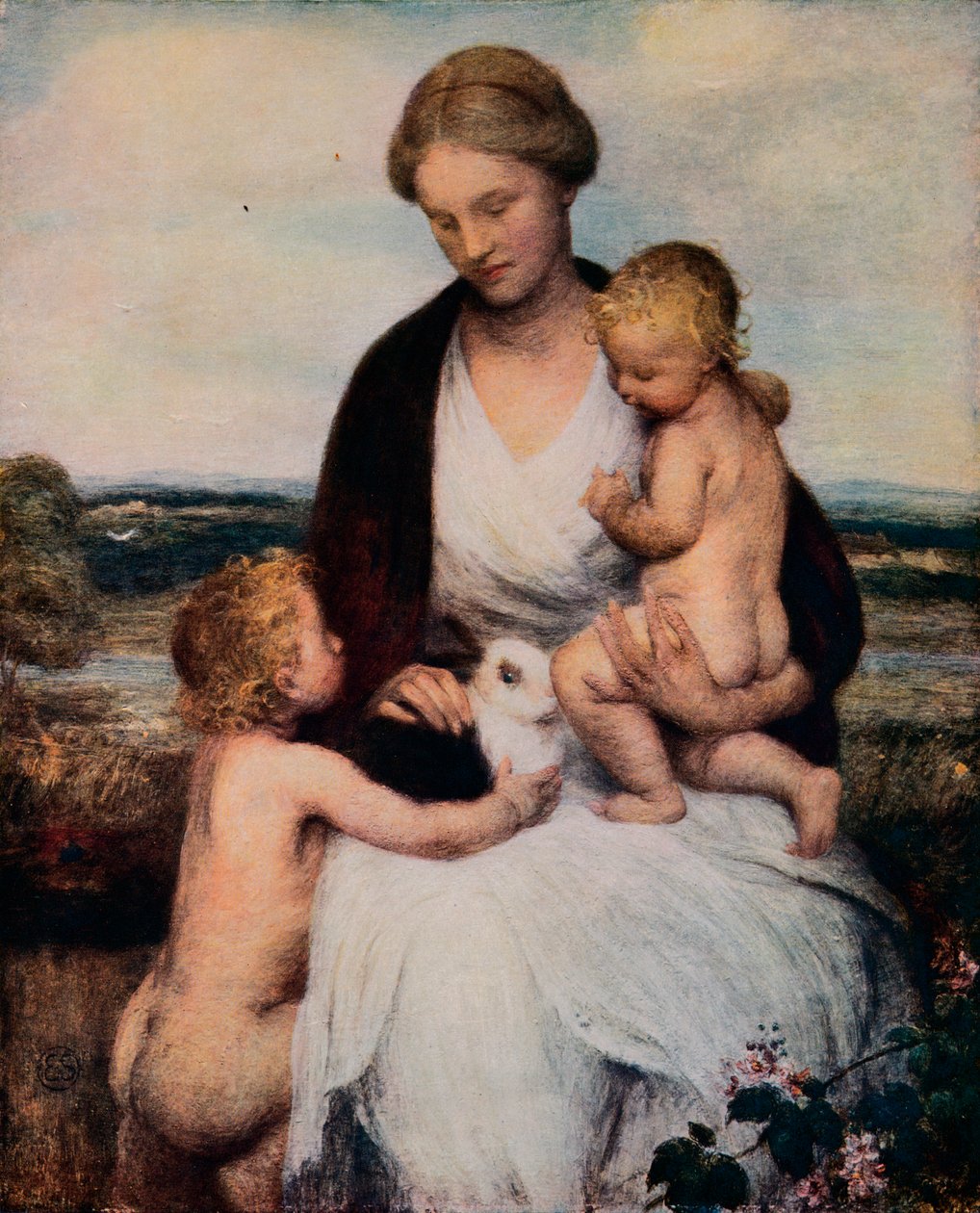 Meine Gedanken sind meine Kinder, ca. 1900, 1912 von William Edward Stott