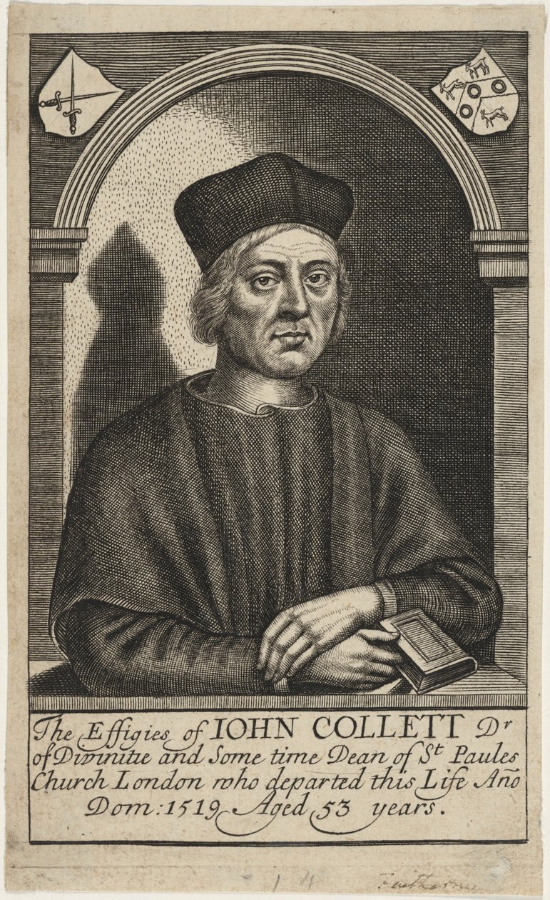 John Colet, Doktor der Theologie von William Faithorne
