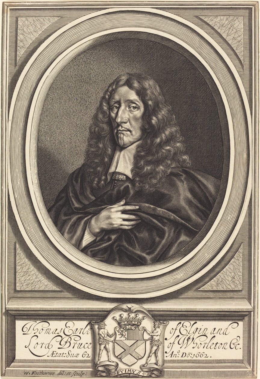 Thomas Bruce, Earl of Elgin von William Faithorne after Sir Anthony van Dyck