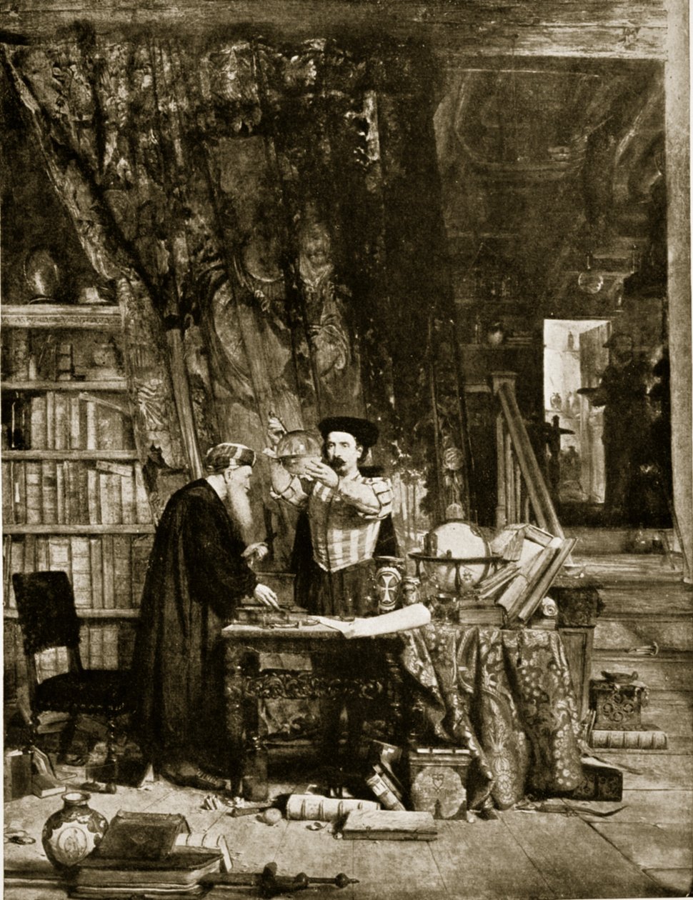Der Alchemist, Illustration aus 
