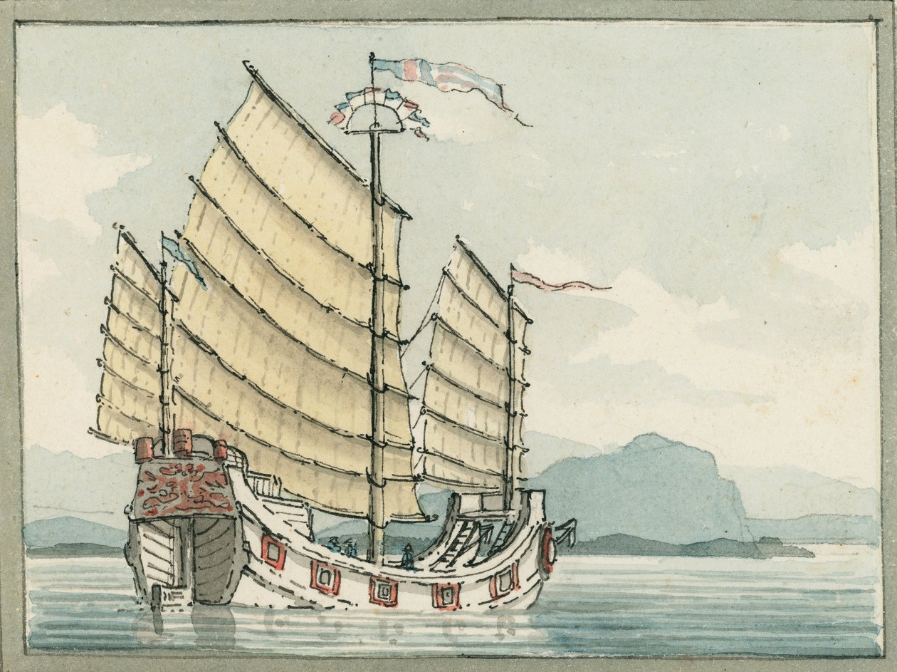 Die chinesische Dschunke von William Ffarington