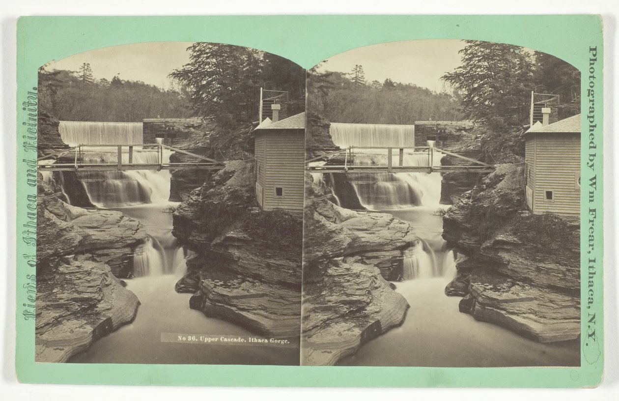 Obere Kaskade. Ithaca-Schlucht, spätes 19. Jahrhundert von William Frear
