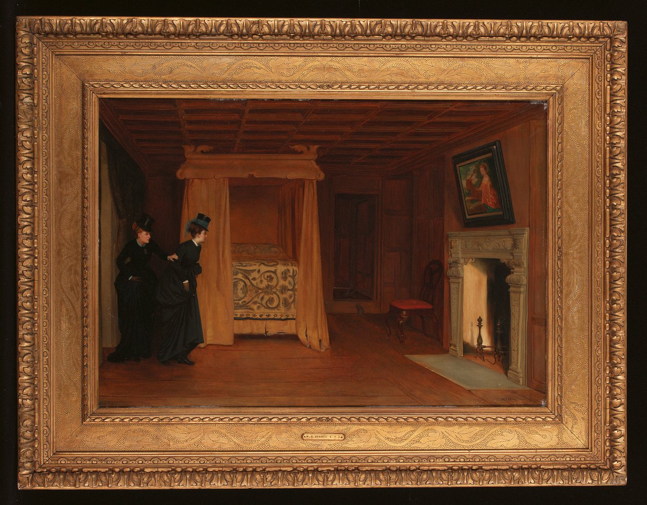 Ein Besuch in der Geisterkammer, 1869 von William Frederick Yeames
