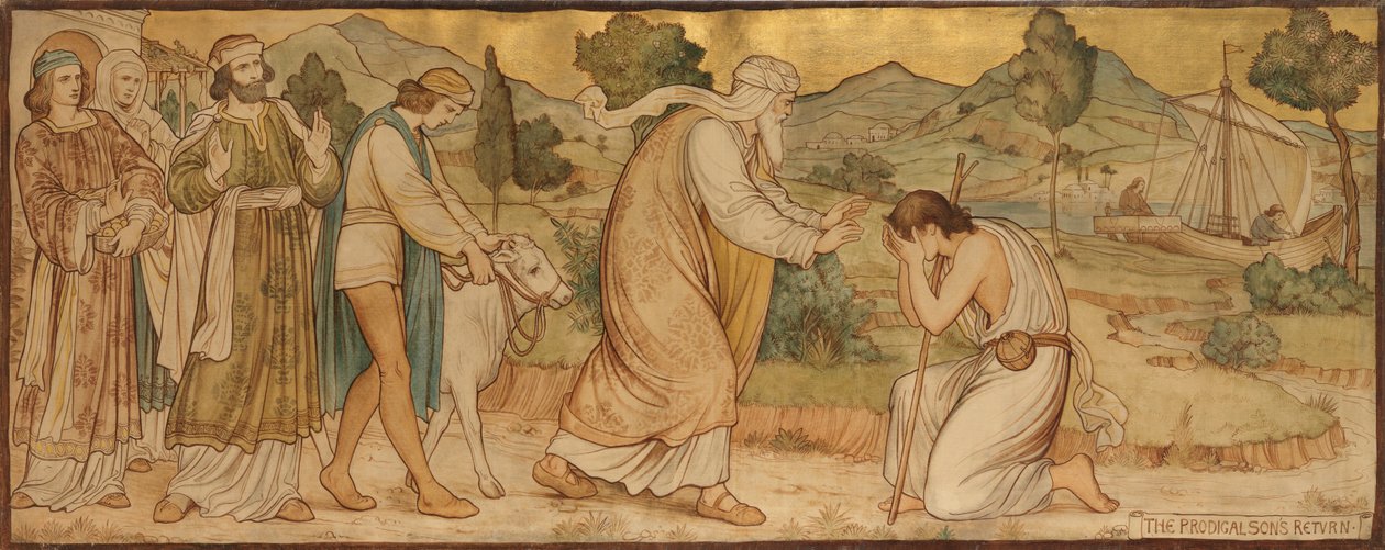 Das Gleichnis vom verlorenen Sohn, ca. 1884 von William George Rich
