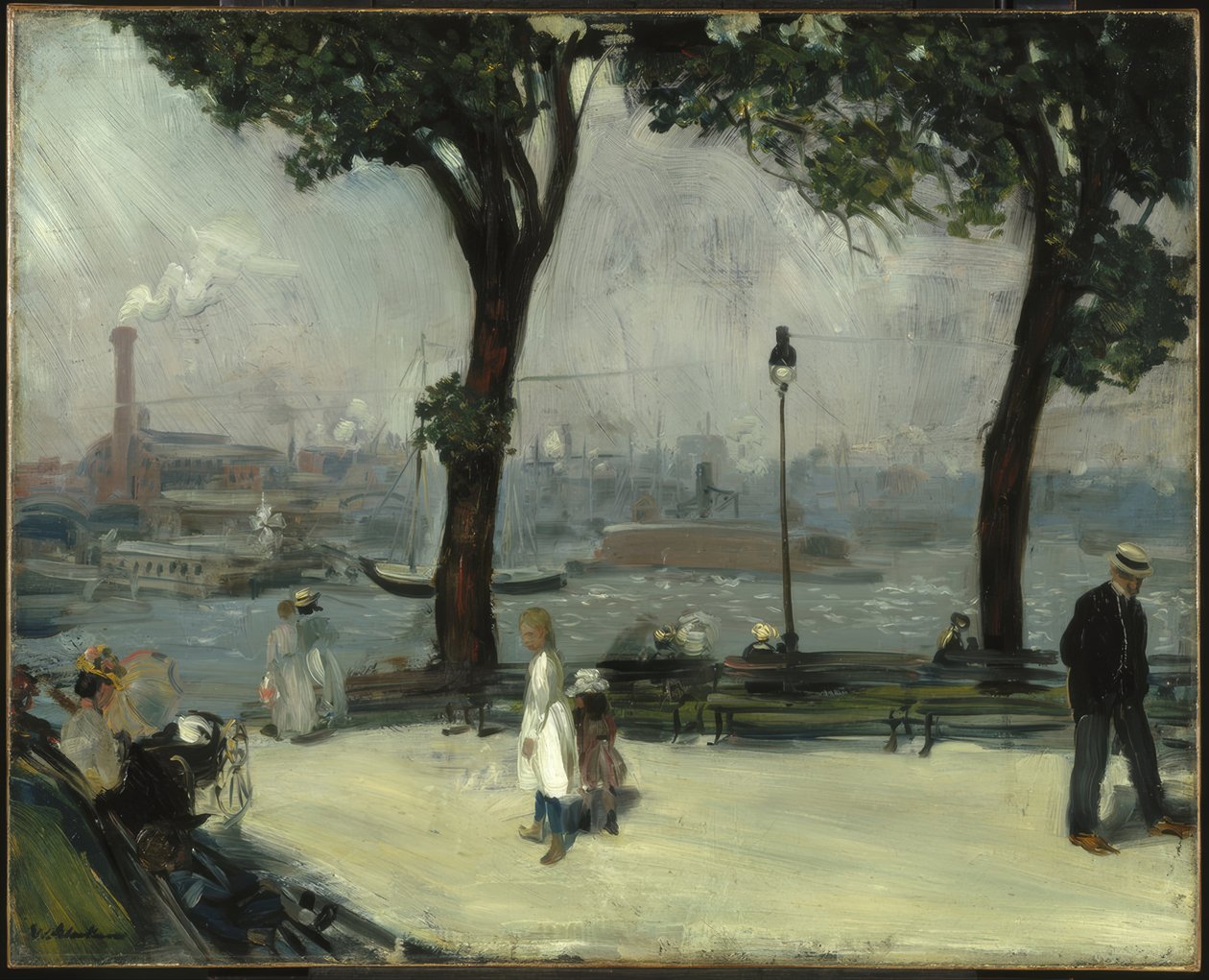 East River Park von William Glackens