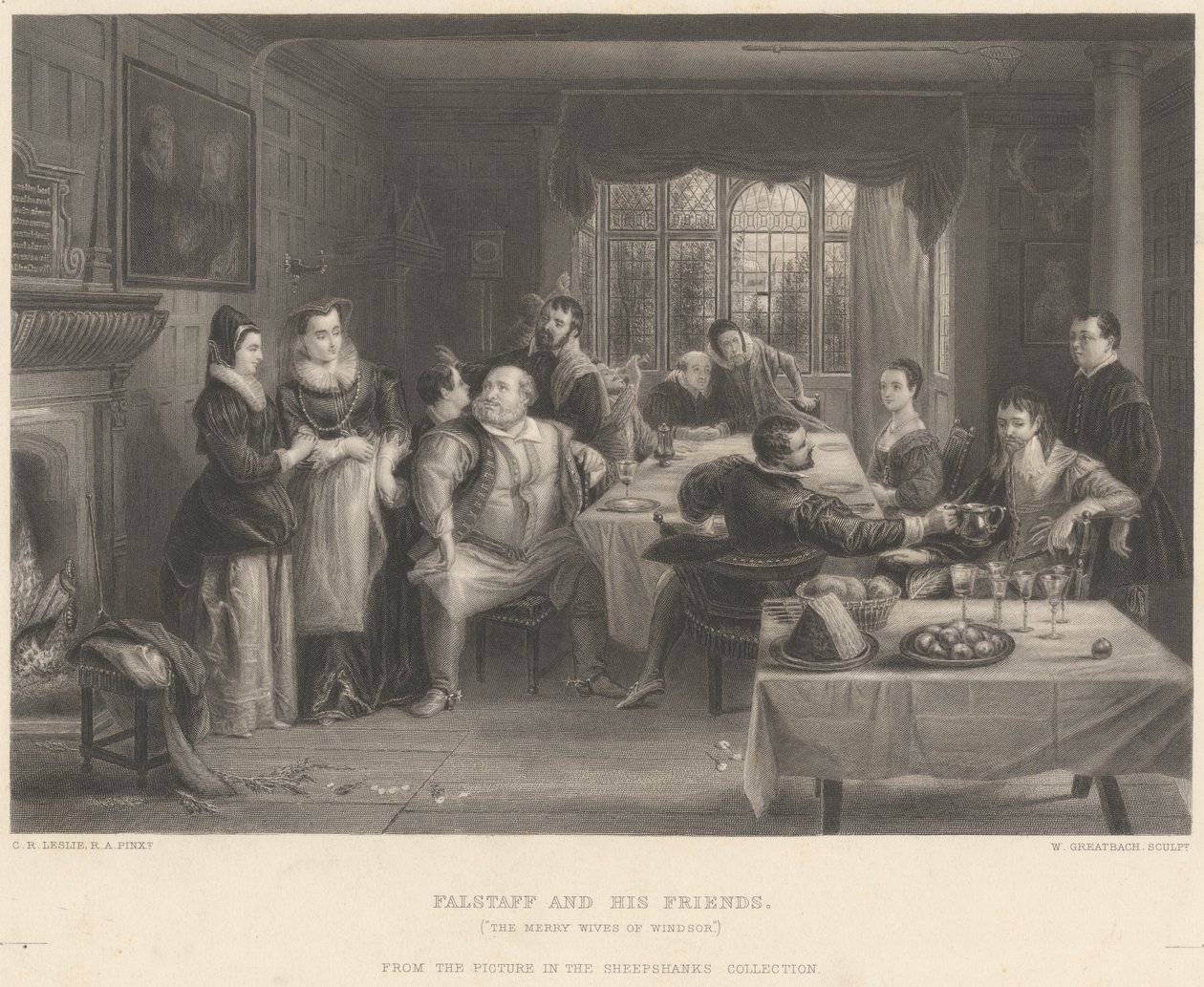 Falstaff und seine Freunde von William Greatbach