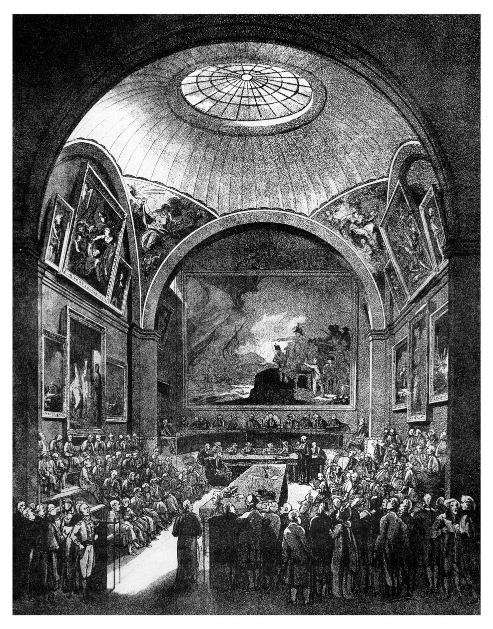 Common Council Chamber, Guildhall, City of London, 1886 von William Griggs