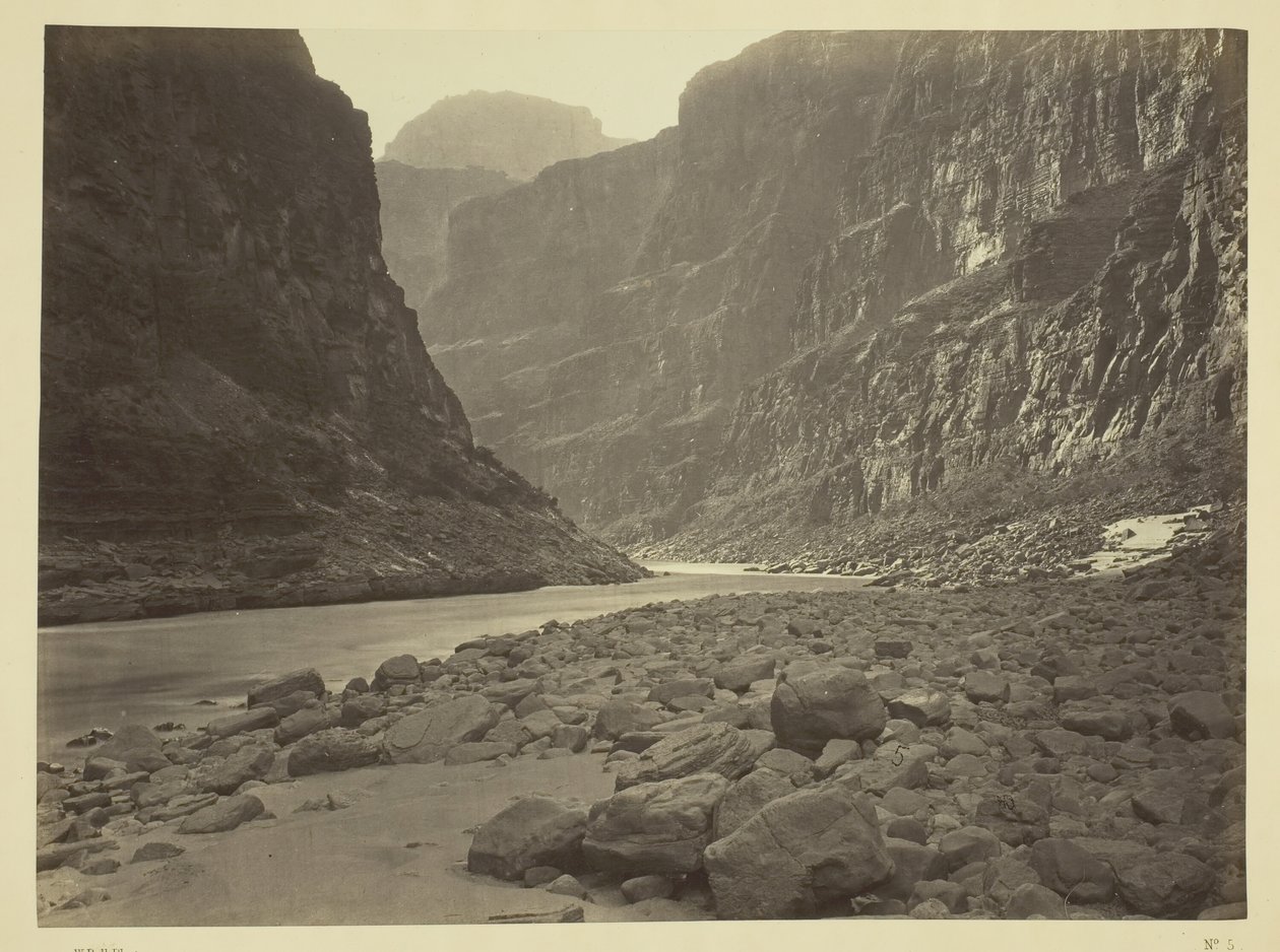 Colorado River, Mündung des Kanab Wash, Blick nach Westen von William H. Bell