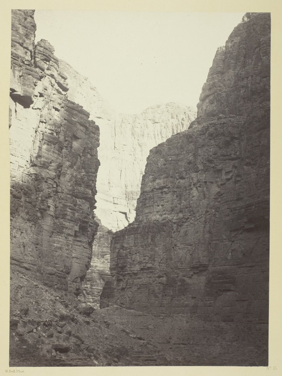 Kalksteinwände Kanab Wash, Colorado River von William H. Bell