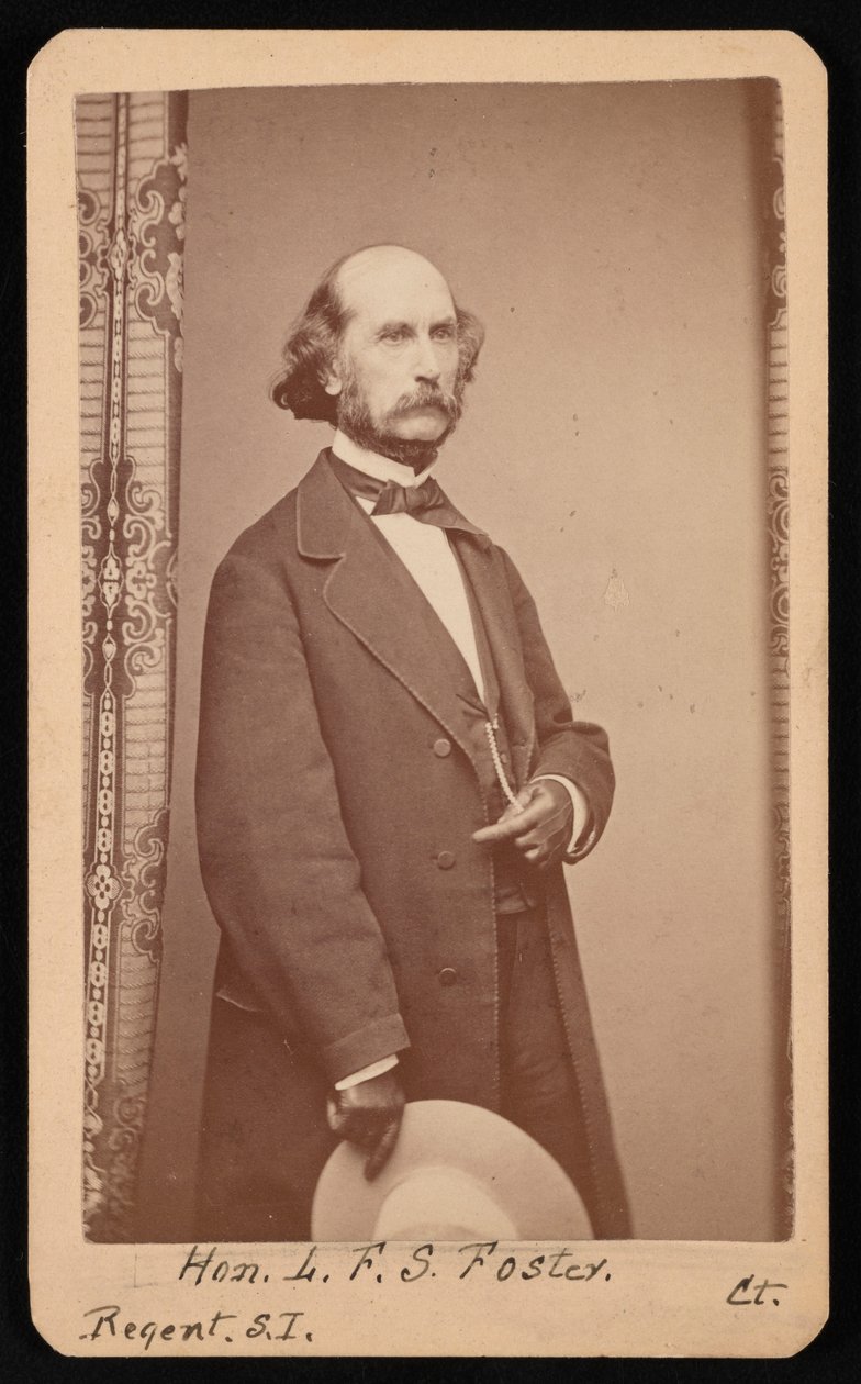 Porträt von LaFayette Sabine Foster 1806-1880 von William H Jennings