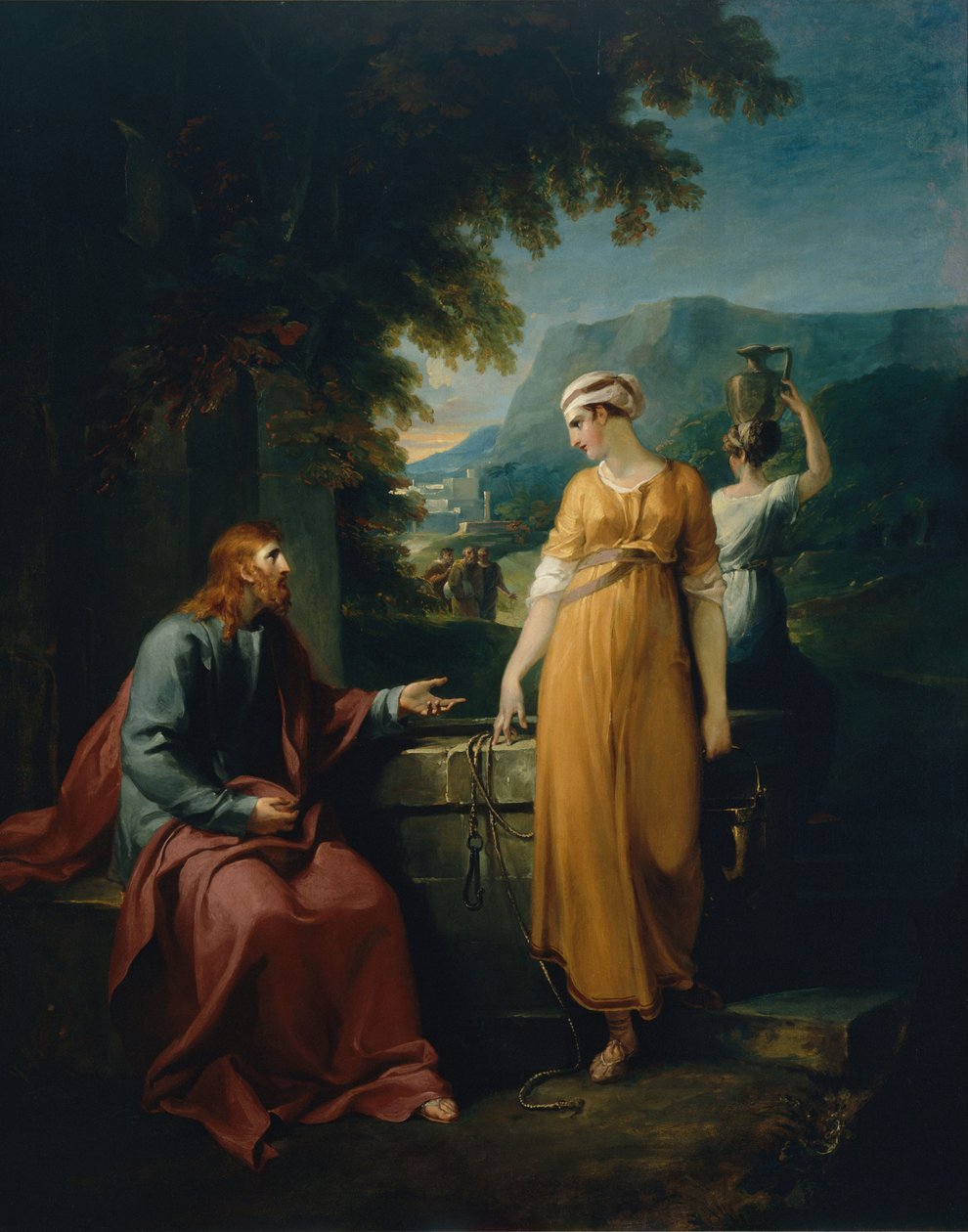 Christus und die Frau aus Samaria von William Hamilton