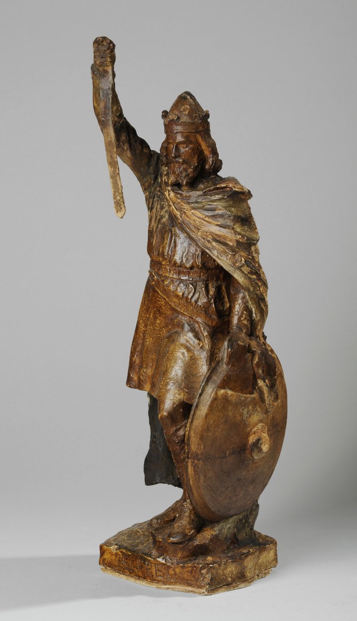 Modell für die Statue von Alfred dem Großen, um 1901 von William Hamo Thornycroft