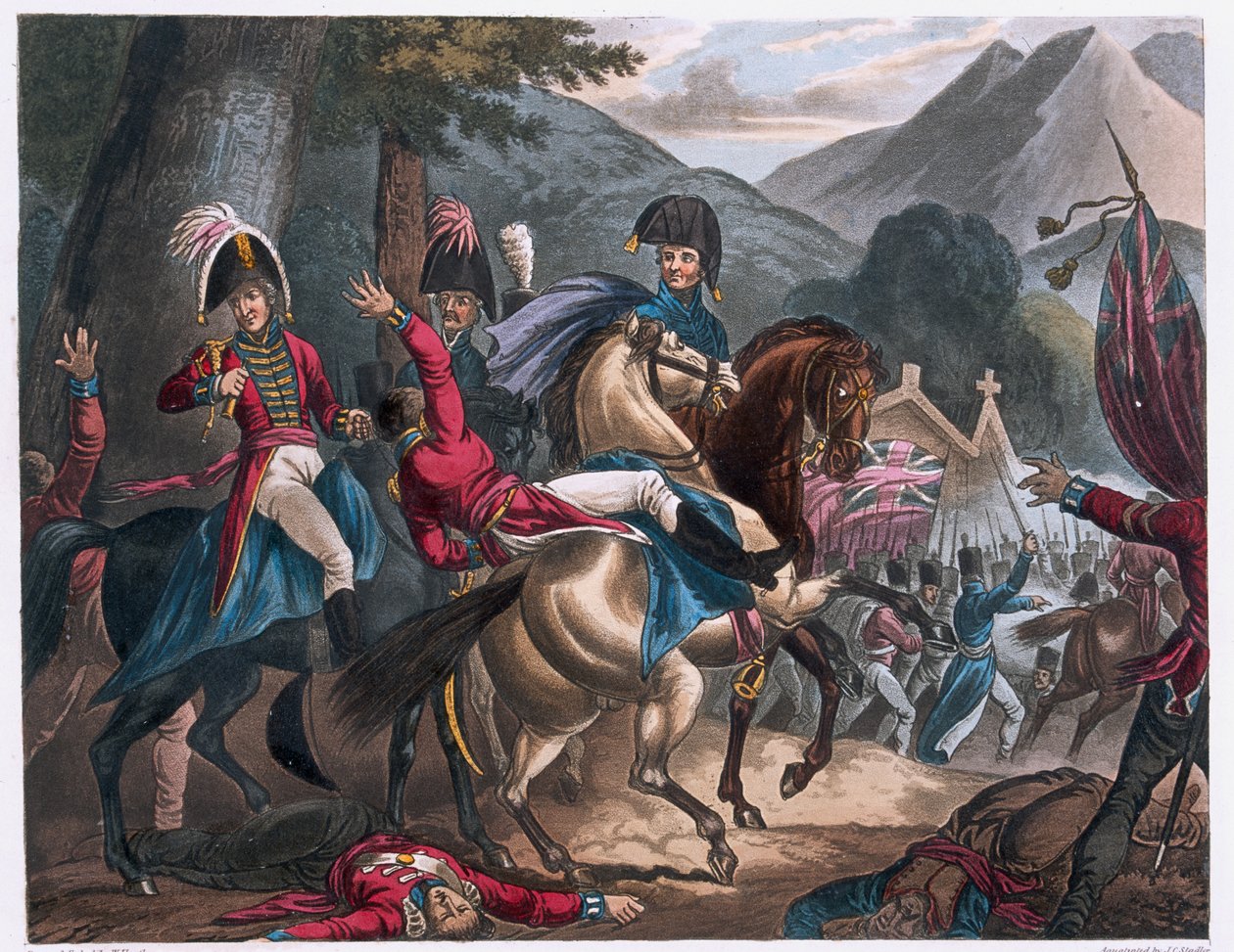 Schlacht bei Sorauren, 1813 von William Heath